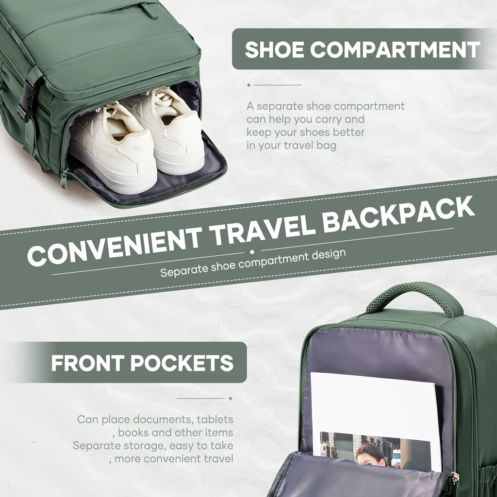 Travel Multi-Piece Set, 6pcs Storage Bag with Travel Backpack Combo