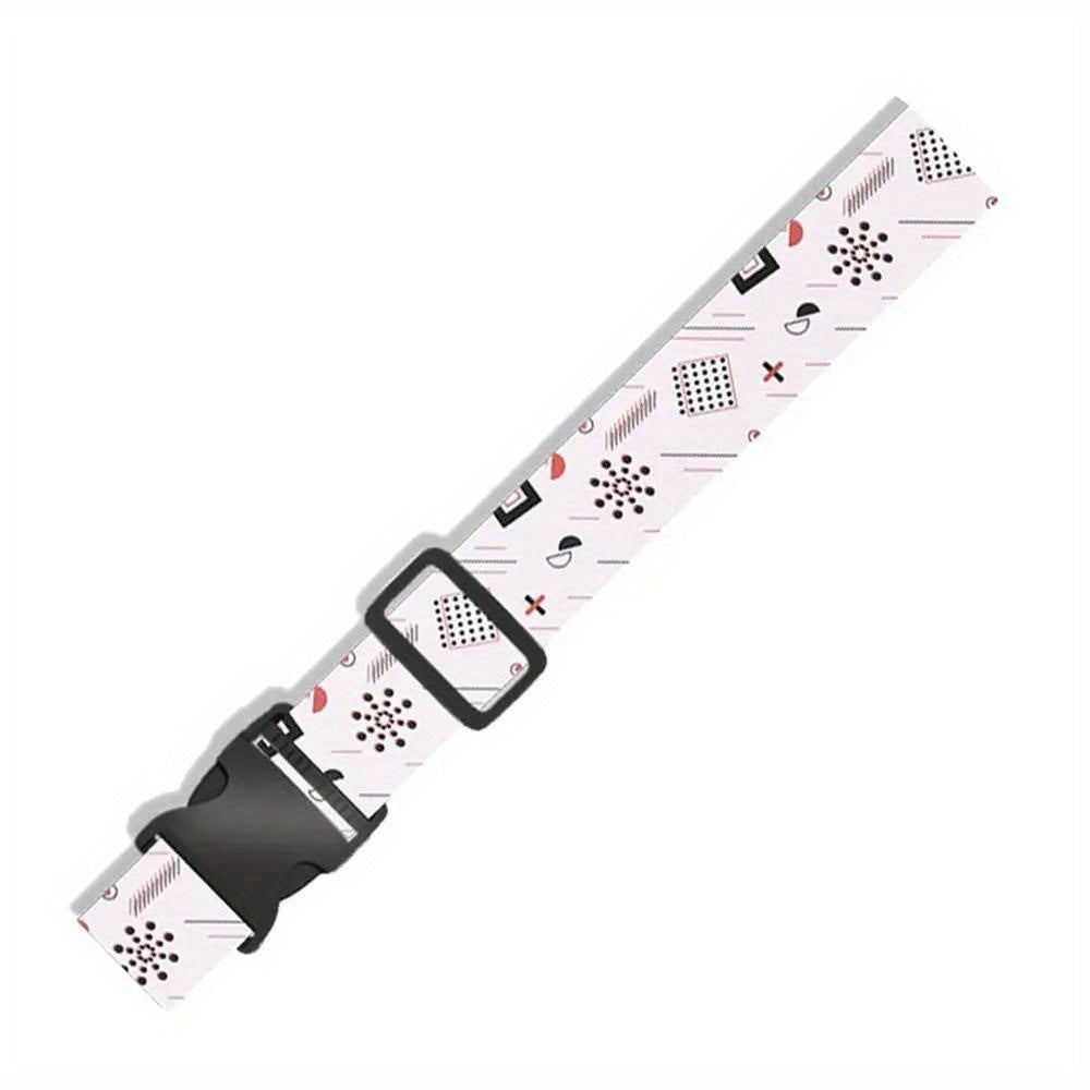 Fashion Printed Adjustable Luggage Strap Portable Buckle Suitcase Bag Baggage Tie Belt Travel Camping Bag Accessories