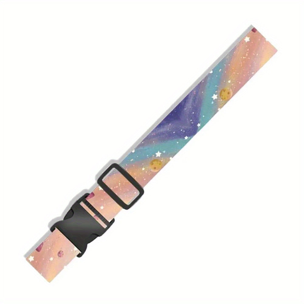 Fashion Printed Adjustable Luggage Strap Portable Buckle Suitcase Bag Baggage Tie Belt Travel Camping Bag Accessories