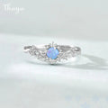 Thaya 925 Silver Christmas Snowflake Ring