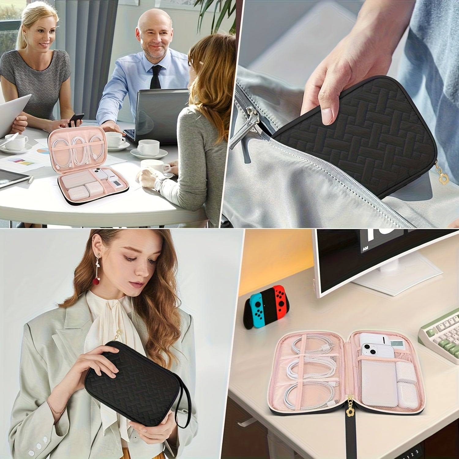 Electronics Organizer Travel Case