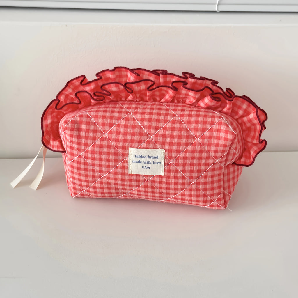 Multi-Piece Berry Color Luggage Organizer Set