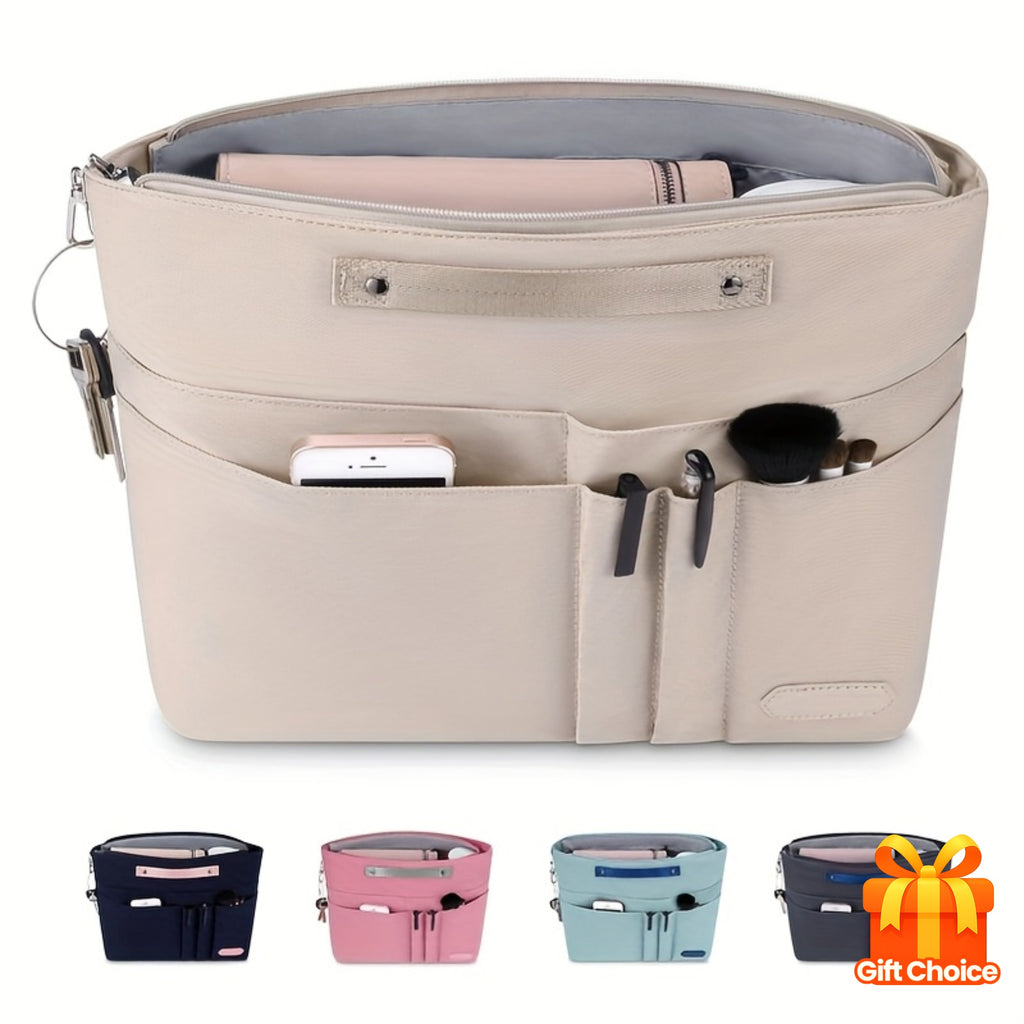 Large Capacity | Nylon Large Capacity Women's Nylon Zipper Organizer