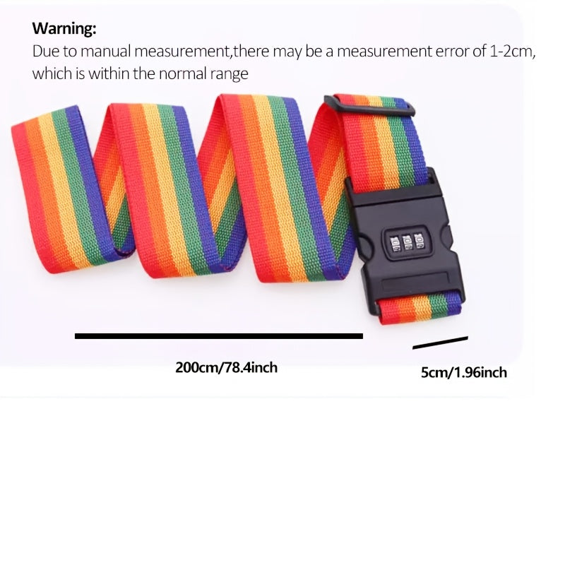 2pcs Personalized Luggage Straps with Name