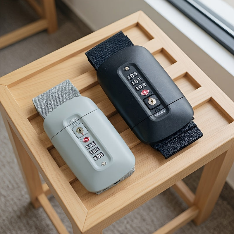 TSA Lock Travel Suitcase Packing Strap, 1 Reusable 78.74-Inch Luggage Strap