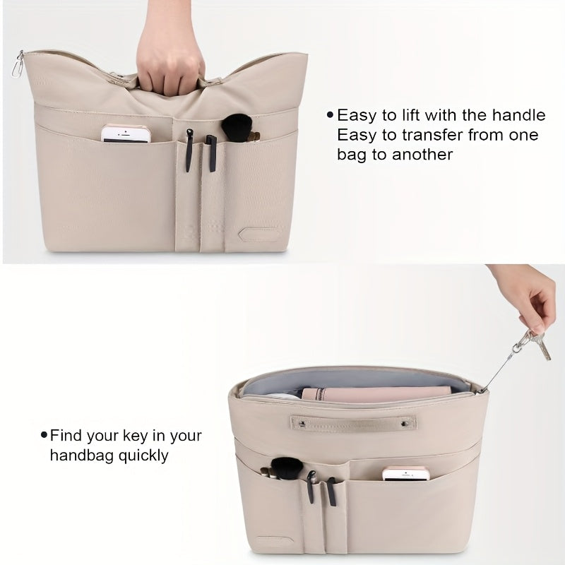 Large Capacity | Nylon Large Capacity Women's Nylon Zipper Organizer