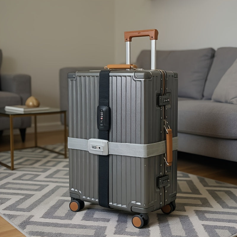 TSA Lock Travel Suitcase Packing Strap, 1 Reusable 78.74-Inch Luggage Strap