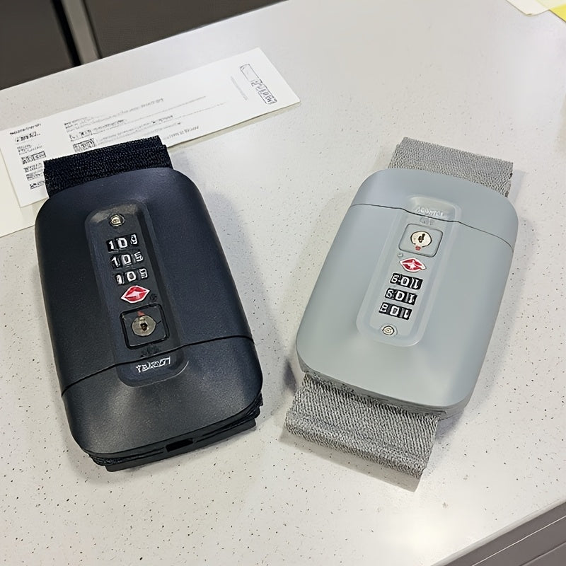 TSA Lock Travel Suitcase Packing Strap, 1 Reusable 78.74-Inch Luggage Strap