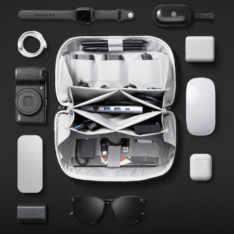 Large Capacity Heavy-Duty Travel Storage Bag with Multi-Compartment Organizer