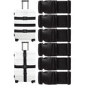 Set of 6 Luggage Straps Designed for Suitcases