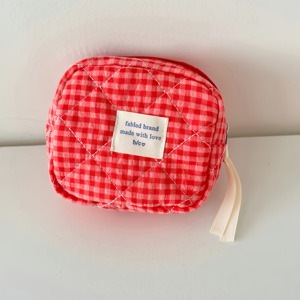 Multi-Piece Berry Color Luggage Organizer Set