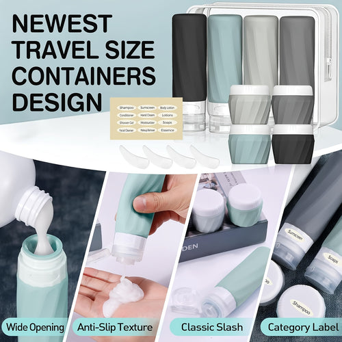 14pcs Travel Toiletry Bottles Set