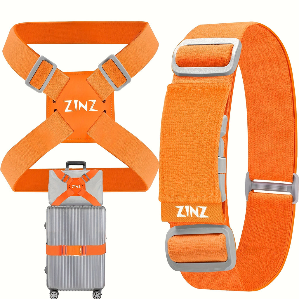 2pcs Heavy-Duty Luggage Bungee Cords - Adjustable, Elastic