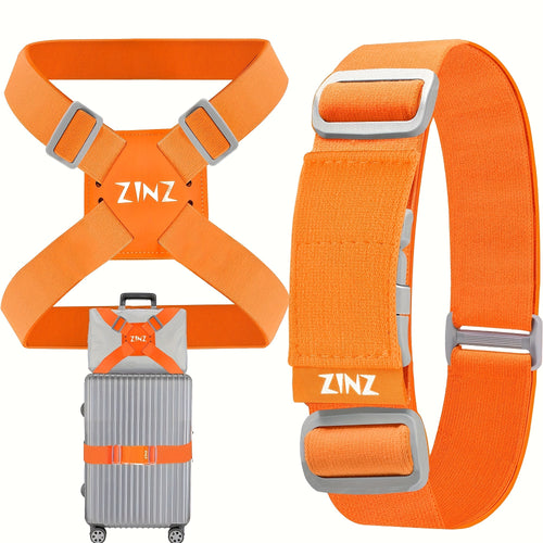 2pcs Heavy-Duty Luggage Bungee Cords - Adjustable, Elastic