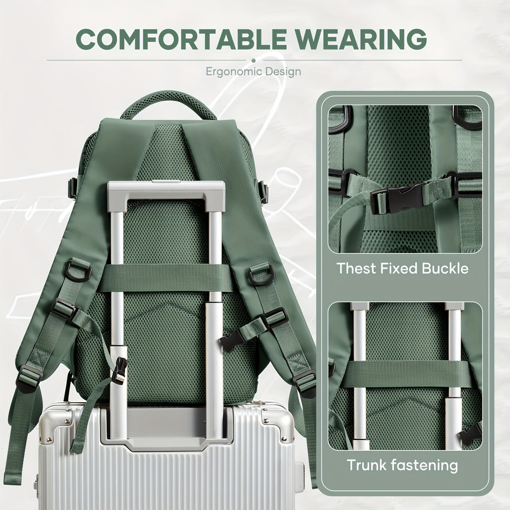 Travel Multi-Piece Set, 6pcs Storage Bag with Travel Backpack Combo