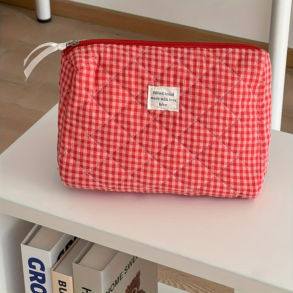 Multi-Piece Berry Color Luggage Organizer Set