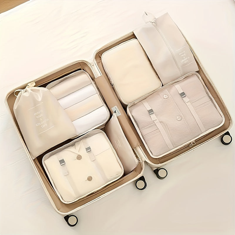 Perfect for Packing Suitcases 8pcs Set Travel Storage Bags